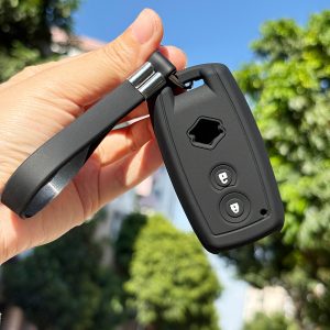 for Suzuki key remote case with keychain full protection cover 2 buttons silicone car key caps shell holder organizer for Grand Vitarau002FSwiftu002Fkuyuchau002FSX4 S-Crossu002FXL-7 - Image 3