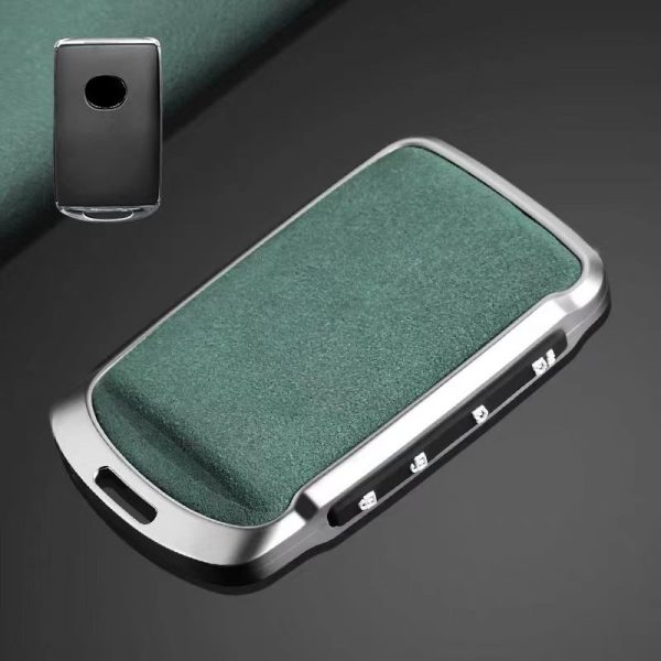 Zinc Alloy Car Remote Key Fob Cover Key Fob Case Holder Shell with Keyring for Mazda 3 6 Cx30 MX30 Cx9 X9 Cx5 X5 Cx8 MX5 Ss30 Accessories