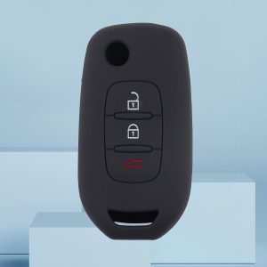 Suitable for Renault Car Key Silicone Cover Anti-Fall Folding 3-Button - Image 6