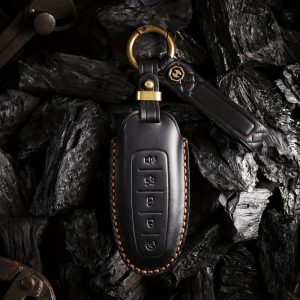 Customized product suitable for Ford key fob cover compatible with imported Edge Explorer key bag for Lincoln key fob cover compatible with MKT2017 Navigator remote control buckle Men's key bag - Image 3
