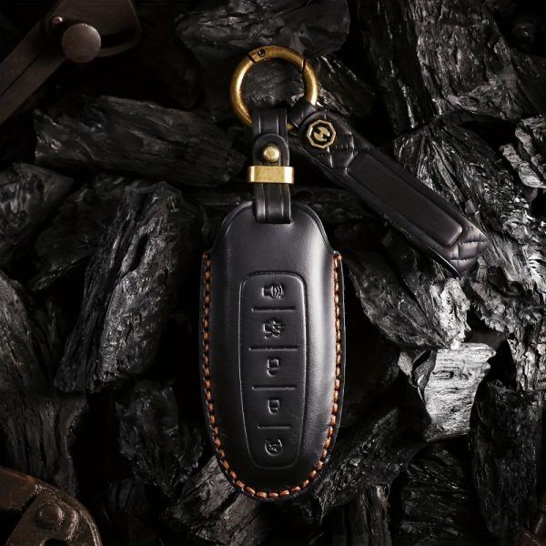 Customized product suitable for Ford key fob cover compatible with imported Edge Explorer key bag for Lincoln key fob cover compatible with MKT2017 Navigator remote control buckle Men's key bag