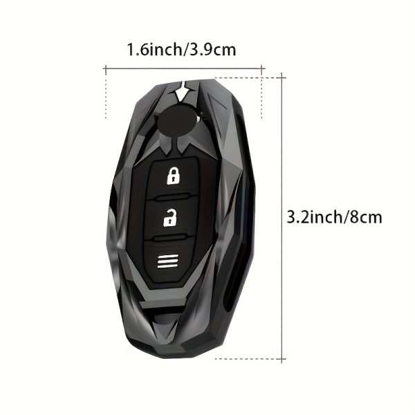 for Nissan Key Fob Cover Case Protector for Leaf, Micra, Qashqai, Juke, J10, J11, X-Trail, T32, Versa, Patrol, T31, Kicks, Tiida