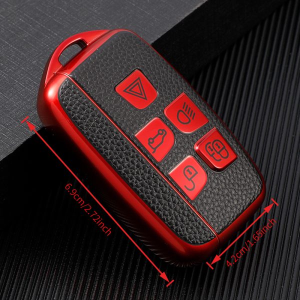This Key Cover, Designed for Land for Rover Vehicles, Boasts a Leather-Like Texture And a Timeless Style That Resists Wear And Scratches, Improving The Durability And Safeguarding of Your Car Keys, Ensuring They Remain Pristine And Attractive