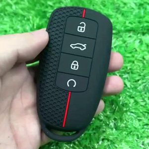 Fashionable High-End Car Key Pouch, Compatible with Some for Chery Models - Xingtu Lingyun S Silicone Protective Case - Honeycomb Pattern Remote Control Cover - Drop-Resistant and Wear-Resistant - Precise Fit, Colorfast - Image 6
