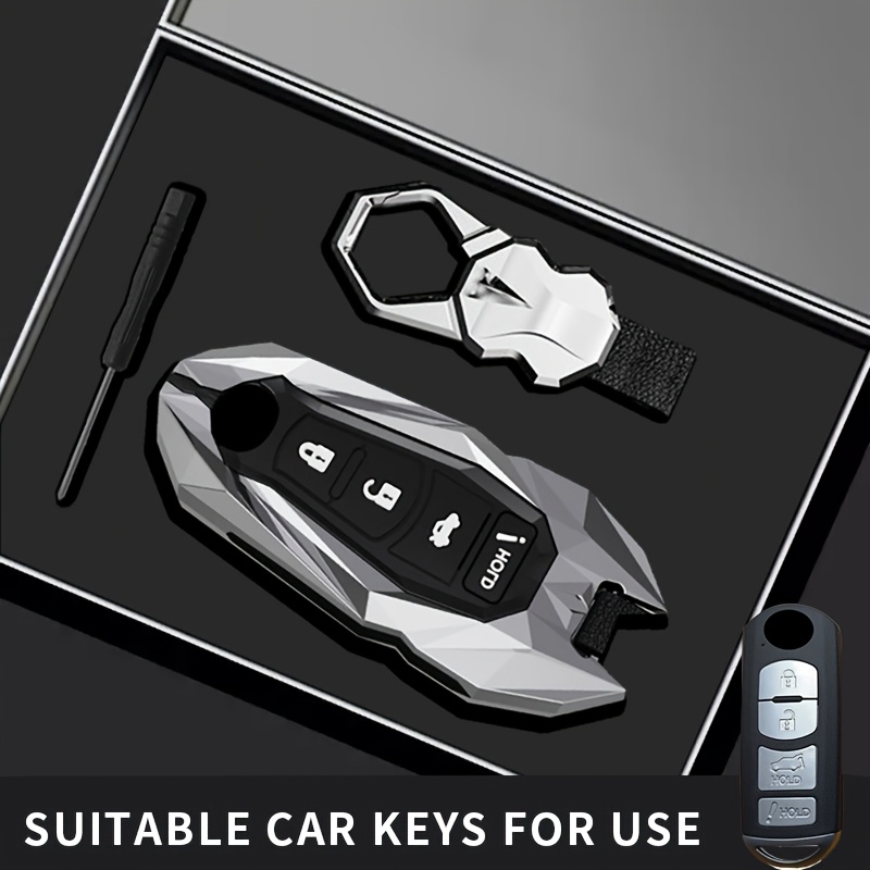 Fit for 2 3 4 Buttons for Mazda 2 3 5 6 7 CX-3 CX-4 CX-5 CX-7 CX-9 Axela Atenza Car Key Case Cover Shell Protection Fob Additions - Image 1
