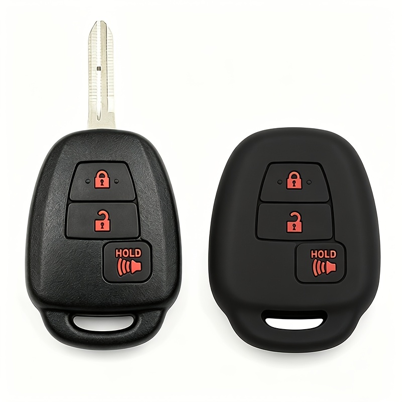 Silicone Key Cover for TOYOTA Flat Remote Key, Three-Button, Compatible with Vios, for SCION XB, Tacoma - Image 4