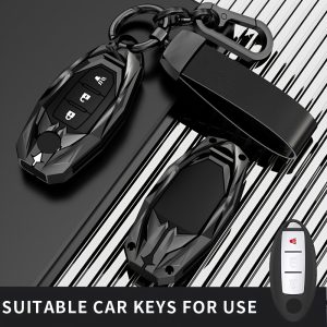 for Nissan Key Fob Cover Case Protector for Leaf, Micra, Qashqai, Juke, J10, J11, X-Trail, T32, Versa, Patrol, T31, Kicks, Tiida - Image 2