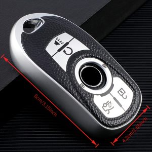 Suitable for Buick Models, This Stylish Scratch-Resistant Key Cover Is a Great Companion for Both Male And Female Drivers, Keeping Your Keys Looking Brand New. an Ideal Gift