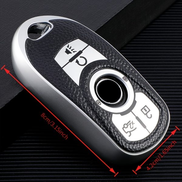 Suitable for Buick Models, This Stylish Scratch-Resistant Key Cover Is a Great Companion for Both Male And Female Drivers, Keeping Your Keys Looking Brand New. an Ideal Gift