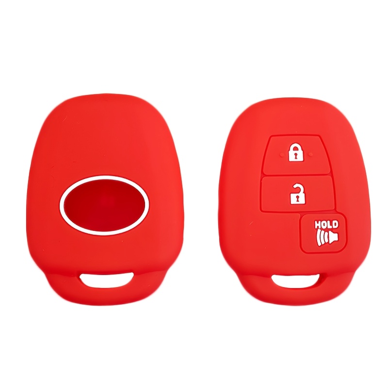 Silicone Key Cover for TOYOTA Flat Remote Key, Three-Button, Compatible with Vios, for SCION XB, Tacoma - Image 8