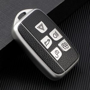 This Key Cover, Designed for Land for Rover Vehicles, Boasts a Leather-Like Texture And a Timeless Style That Resists Wear And Scratches, Improving The Durability And Safeguarding of Your Car Keys, Ensuring They Remain Pristine And Attractive