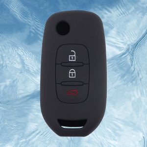 Suitable for Renault Car Key Silicone Cover Anti-Fall Folding 3-Button - Image 7