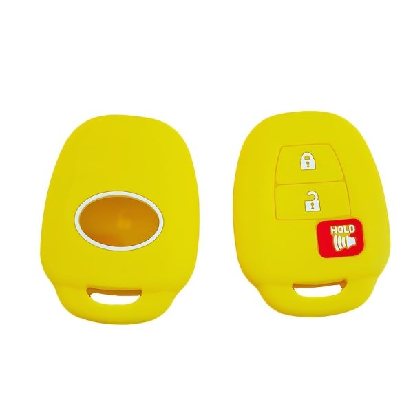 Silicone Key Cover for TOYOTA Flat Remote Key, Three-Button, Compatible with Vios, for SCION XB, Tacoma