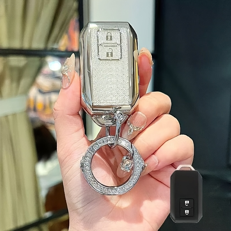 Protective Case for TPU Car Remote Key Fob, Designed for Suzuki Models Like Swift, Ertiga, Wagon R, And Vitara. This Durable Cover Features an Elegant Design And Includes a Keyring for Convenience - Image 5