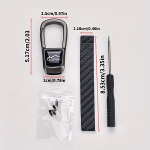 High-end Zinc Alloy Key Protective Cover, Suitable for 2025 for Chery JETOUR Freedom, T1 T2 Traveler, Car Smart Key Protective Case, Zinc Alloy Material, Carbon Fiber Pattern Surface, Drop-Proof and Wear-Resistant - Image 3