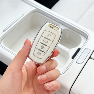 Set of 2 Key Fob Covers,Flexible TPU Case for Car Keys, for Haval Jolion, Joico, Jollein, F7, H6, Jolyon, F7H, Dargo, F7x H6 2023, Scratch-Resistant Protective Shell, Textured Grip, Precise Cutouts, Easy Button Access - Image 6