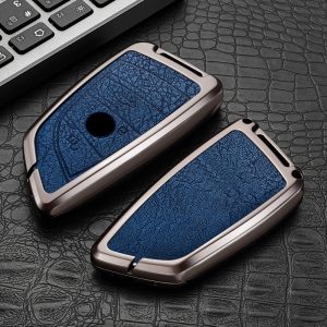 Car Key Cover Metal Protective Case, Suitable for BMW Car Key Covers for BMW M5, New 3 Series, 5 Series, GT, X1, X2, X3, X4, X5, X7, 840i, Blade, 530Li, 225i, 425i, I3, IX3, for BMW Remote Control Protective Cover, High-End Fashion Metal Keychain - Image 18