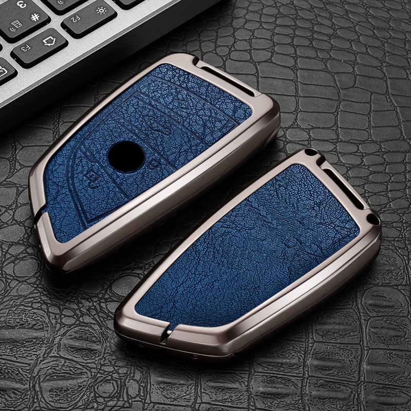 Car Key Cover Metal Protective Case, Suitable for BMW Car Key Covers for BMW M5, New 3 Series, 5 Series, GT, X1, X2, X3, X4, X5, X7, 840i, Blade, 530Li, 225i, 425i, I3, IX3, for BMW Remote Control Protective Cover, High-End Fashion Metal Keychain - Image 18