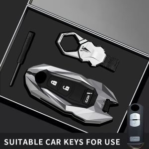 Fit for 2 3 4 Buttons for Mazda 2 3 5 6 7 CX-3 CX-4 CX-5 CX-7 CX-9 Axela Atenza Car Key Case Cover Shell Protection Fob Additions - Image 4