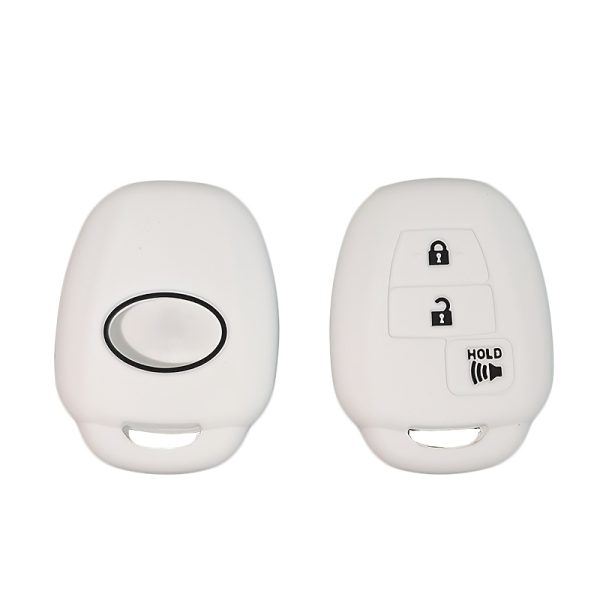 Silicone Key Cover for TOYOTA Flat Remote Key, Three-Button, Compatible with Vios, for SCION XB, Tacoma