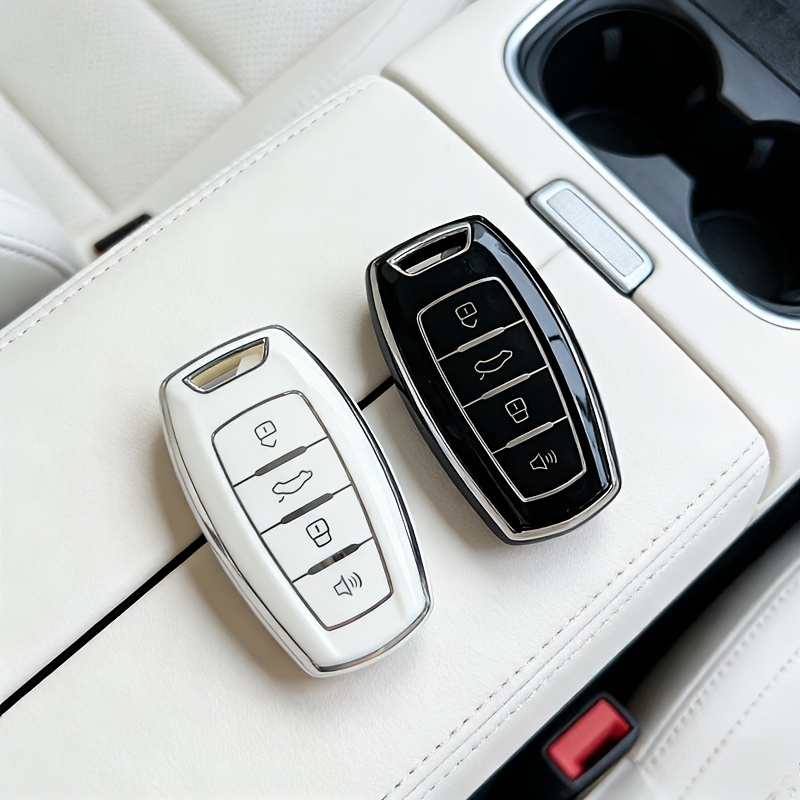 Set of 2 Key Fob Covers,Flexible TPU Case for Car Keys, for Haval Jolion, Joico, Jollein, F7, H6, Jolyon, F7H, Dargo, F7x H6 2023, Scratch-Resistant Protective Shell, Textured Grip, Precise Cutouts, Easy Button Access - Image 4