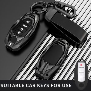for Nissan Key Fob Cover Case Protector for Leaf, Micra, Qashqai, Juke, J10, J11, X-Trail, T32, Versa, Patrol, T31, Kicks, Tiida - Image 5