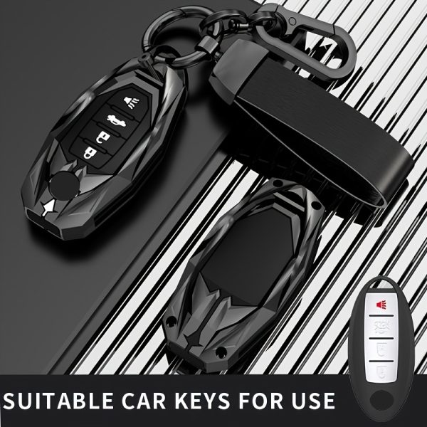 for Nissan Key Fob Cover Case Protector for Leaf, Micra, Qashqai, Juke, J10, J11, X-Trail, T32, Versa, Patrol, T31, Kicks, Tiida