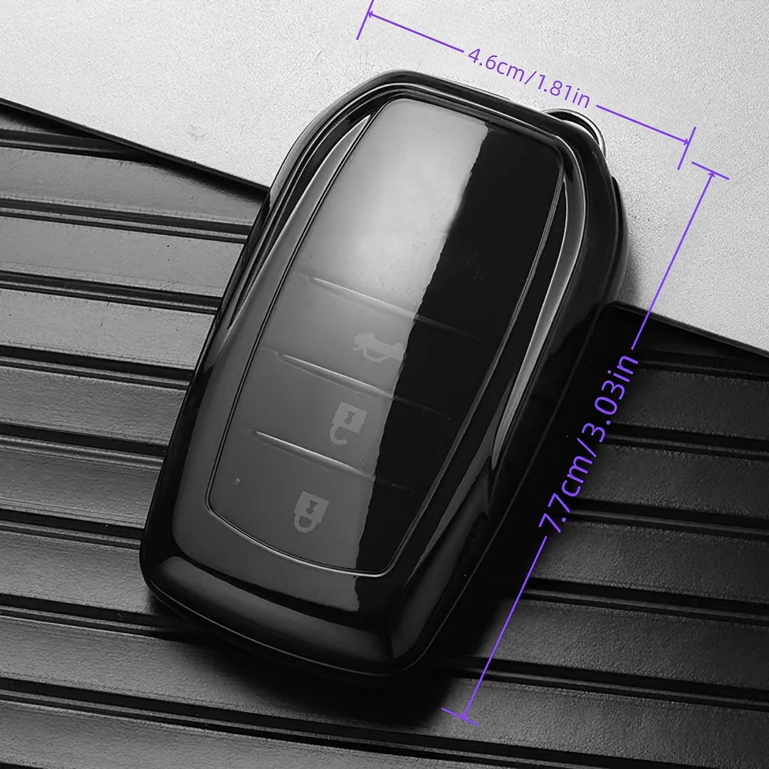 Suitable for Toyota High-End Fashion TPU Car Key Cover, Suitable for Runner Suitable for Land Cruiser Suitable for Camry RAV4 Suitable for Prado Highlander Corolla Crown Wilander Levin Key Accessories - Image 6