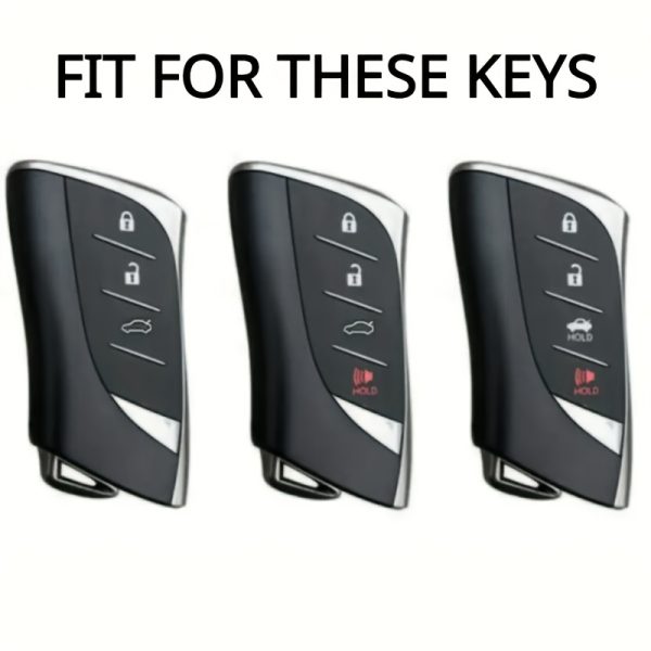 Fashionable and Simple TPU Key Cover, Suitable for Lexus GS RX High-end Key Covers, Also Suitable for Lexus ES GX LX UX RC 200 250 350 LS 450H 300H US 200 250 350 260h CT200H NX Key Accessories