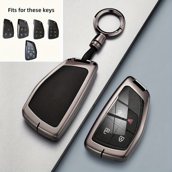 Suitable for GMC Yukon Suitable for BUICK ENVISION S Plus Avenir Suitable for CHEVROLET Tahoe Suburban 2021 2022 2023 Metal Car Key Case Fob Shell