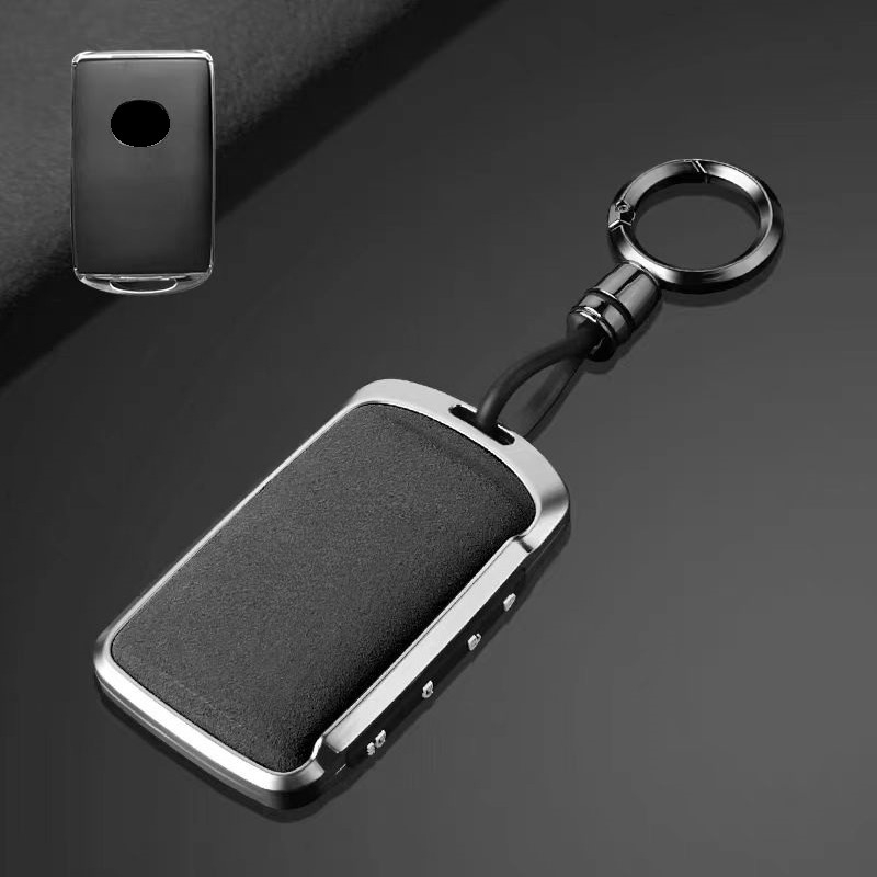 Zinc Alloy Car Remote Key Fob Cover Key Fob Case Holder Shell with Keyring for Mazda 3 6 Cx30 MX30 Cx9 X9 Cx5 X5 Cx8 MX5 Ss30 Accessories - Image 2