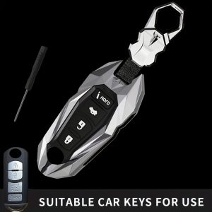 Fit for 2 3 4 Buttons for Mazda 2 3 5 6 7 CX-3 CX-4 CX-5 CX-7 CX-9 Axela Atenza Car Key Case Cover Shell Protection Fob Additions - Image 6