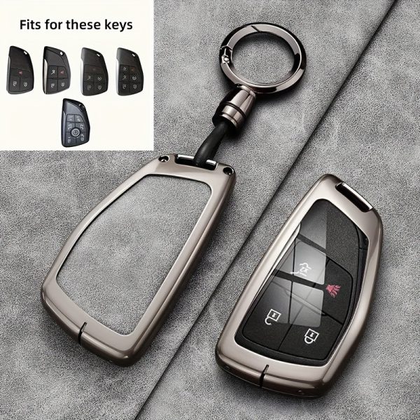 Suitable for GMC Yukon Suitable for BUICK ENVISION S Plus Avenir Suitable for CHEVROLET Tahoe Suburban 2021 2022 2023 Metal Car Key Case Fob Shell