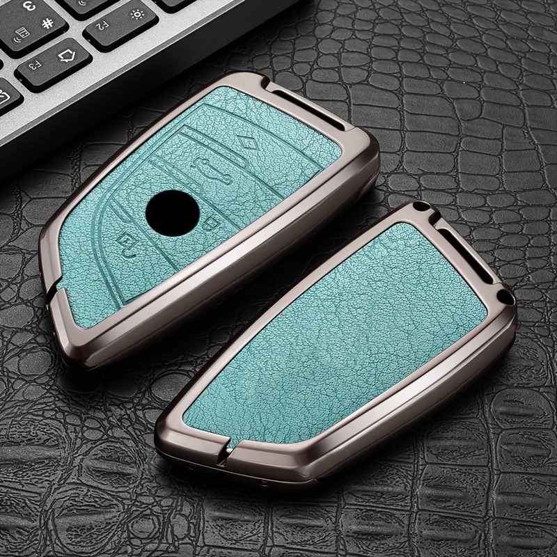 Car Key Cover Metal Protective Case, Suitable for BMW Car Key Covers for BMW M5, New 3 Series, 5 Series, GT, X1, X2, X3, X4, X5, X7, 840i, Blade, 530Li, 225i, 425i, I3, IX3, for BMW Remote Control Protective Cover, High-End Fashion Metal Keychain - Image 13