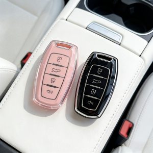 Set of 2 Key Fob Covers,Flexible TPU Case for Car Keys, for Haval Jolion, Joico, Jollein, F7, H6, Jolyon, F7H, Dargo, F7x H6 2023, Scratch-Resistant Protective Shell, Textured Grip, Precise Cutouts, Easy Button Access - Image 5
