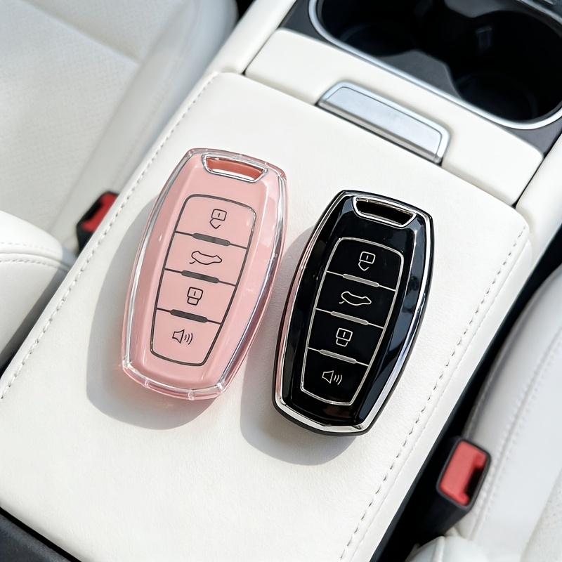 Set of 2 Key Fob Covers,Flexible TPU Case for Car Keys, for Haval Jolion, Joico, Jollein, F7, H6, Jolyon, F7H, Dargo, F7x H6 2023, Scratch-Resistant Protective Shell, Textured Grip, Precise Cutouts, Easy Button Access - Image 5