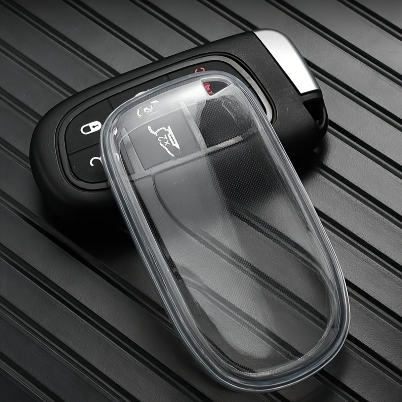 Fashionable And Minimalist TPU Car Key Fob Cover for Jeep. Suitable for Jeep Renegade Grand 4Xe for DODGE for RAM for Wrangler Freemont Gladiator Compass Duo Commander Durango Challenger for Chrysler for Fiat - Image 7