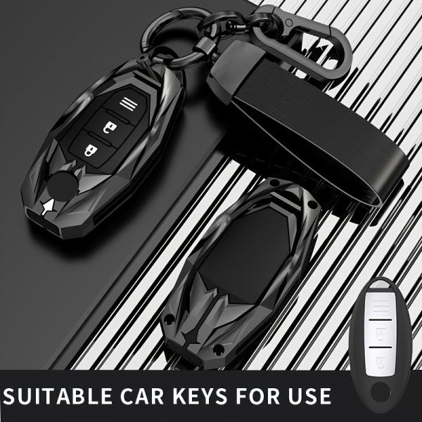 for Nissan Key Fob Cover Case Protector for Leaf, Micra, Qashqai, Juke, J10, J11, X-Trail, T32, Versa, Patrol, T31, Kicks, Tiida