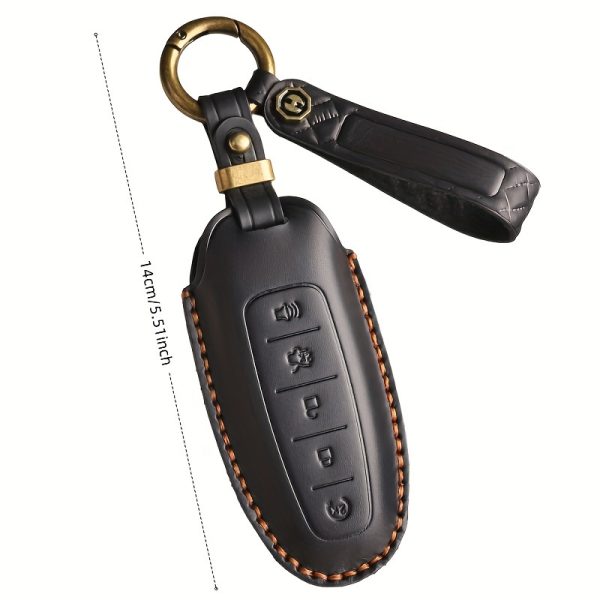 Customized product suitable for Ford key fob cover compatible with imported Edge Explorer key bag for Lincoln key fob cover compatible with MKT2017 Navigator remote control buckle Men's key bag