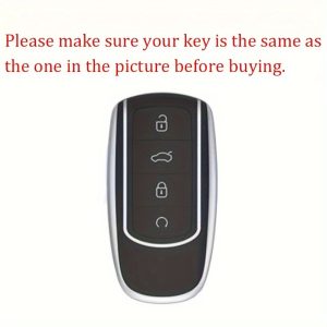 Fashionable High-End Car Key Pouch, Compatible with Some for Chery Models - Xingtu Lingyun S Silicone Protective Case - Honeycomb Pattern Remote Control Cover - Drop-Resistant and Wear-Resistant - Precise Fit, Colorfast - Image 4