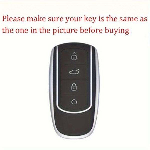 Fashionable High-End Car Key Pouch, Compatible with Some for Chery Models - Xingtu Lingyun S Silicone Protective Case - Honeycomb Pattern Remote Control Cover - Drop-Resistant and Wear-Resistant - Precise Fit, Colorfast