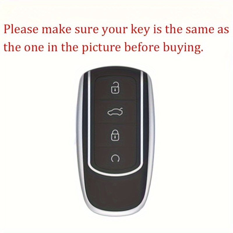 Fashionable High-End Car Key Pouch, Compatible with Some for Chery Models - Xingtu Lingyun S Silicone Protective Case - Honeycomb Pattern Remote Control Cover - Drop-Resistant and Wear-Resistant - Precise Fit, Colorfast - Image 4