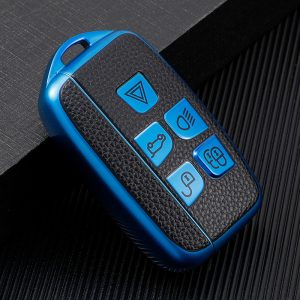 This Key Cover, Designed for Land for Rover Vehicles, Boasts a Leather-Like Texture And a Timeless Style That Resists Wear And Scratches, Improving The Durability And Safeguarding of Your Car Keys, Ensuring They Remain Pristine And Attractive - Image 2