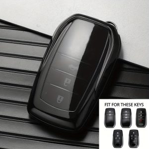 Premium Fashion TPU Car Key Case Suitable for Toyota, Protective Cover for Various for TOYOTA Models Including Runner, Land Cruiser, Camry, RAV4, Prado, Highlander, Corolla, Crown, Wildlander, Levin Key Additions - Image 5